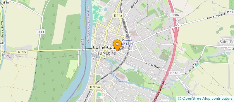 localisation de l'entreprise MECA SOUD 58 à ALLIGNY-COSNE