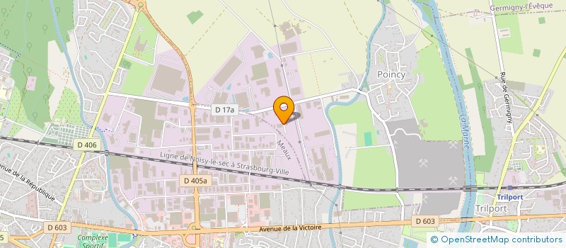 localisation de l'entreprise MECA SPORT  POINCY