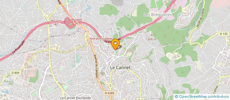 localisation de l'entreprise MECA SPORT AUTO à LE CANNET