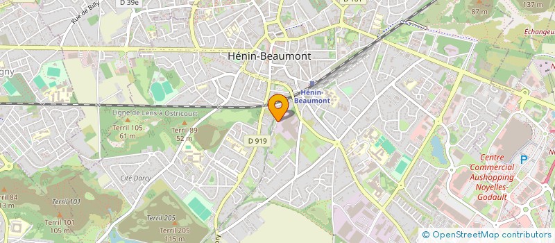 localisation de l'entreprise MECA STAMP INTERNATIONAL à HENIN-BEAUMONT