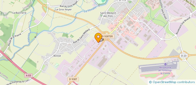 localisation de l'entreprise MECA STE à FONTENAY-LE-COMTE