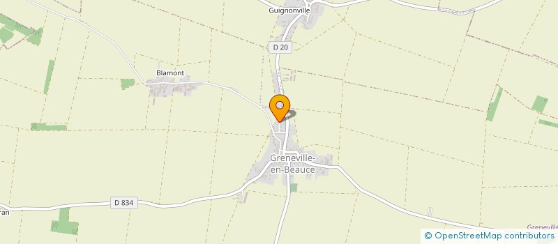 localisation de l'entreprise MECA'STEVI à GRENEVILLE-EN-BEAUCE