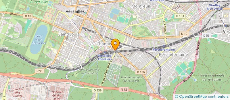 localisation de l'entreprise MECA STREAM à VERSAILLES