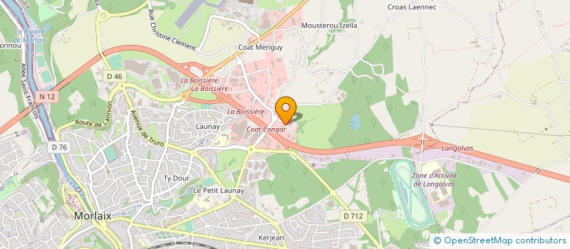 localisation de l'entreprise MECA TECH à MORLAIX