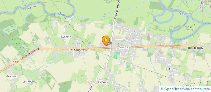 localisation de l'entreprise MECA-TECH AUTO  SORNAY