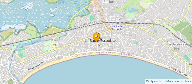 localisation de l'entreprise MECA TOBY à LA BAULE-ESCOUBLAC