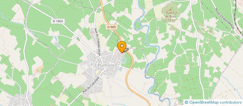 localisation de l'entreprise MECA TP 34  PUIMISSON