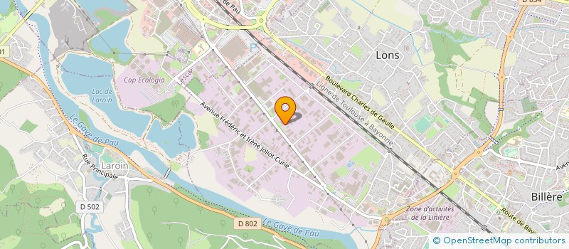 localisation de l'entreprise MECA-TRANS à LONS
