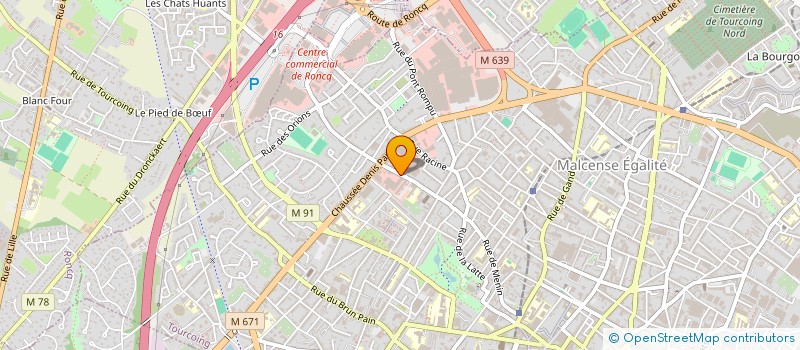 localisation de l'entreprise MECA TRI à TOURCOING