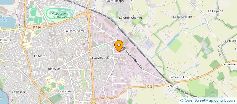 localisation de l'entreprise MECA VENTE AUTOS  SAINT-MALO