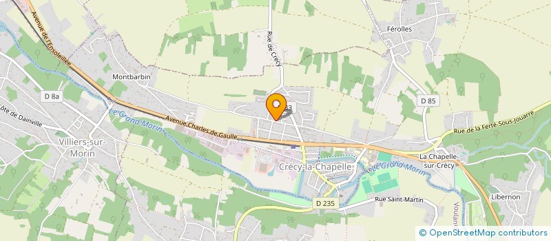 localisation de l'entreprise MECA VERTE  CRECY-LA-CHAPELLE