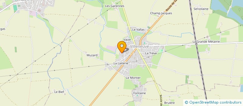 localisation de l'entreprise MECA3P à VILLENEUVE