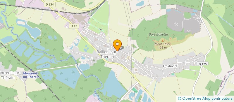 localisation de l'entreprise MECABAILLEUL à BAILLEUL-SUR-THERAIN