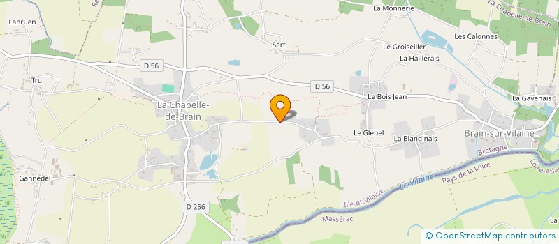 localisation de l'entreprise MECABEN  LA CHAPELLE-DE-BRAIN