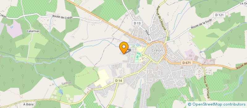 localisation de l'entreprise MECABROTHERS à CREON