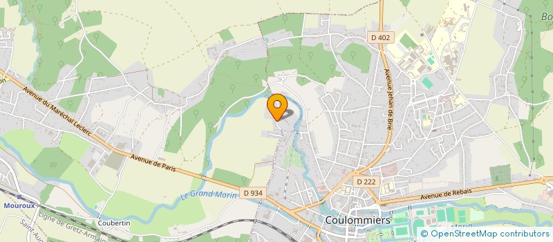 localisation de l'entreprise MECACEL  MOUROUX