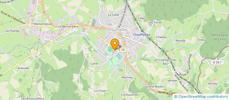 localisation de l'entreprise MECACHAUF à CHAUFFAILLES