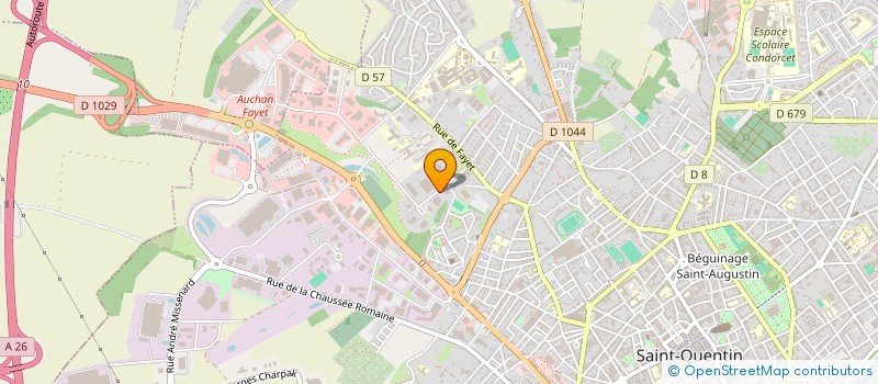 localisation de l'entreprise MECACHOCQUE à SAINT-QUENTIN