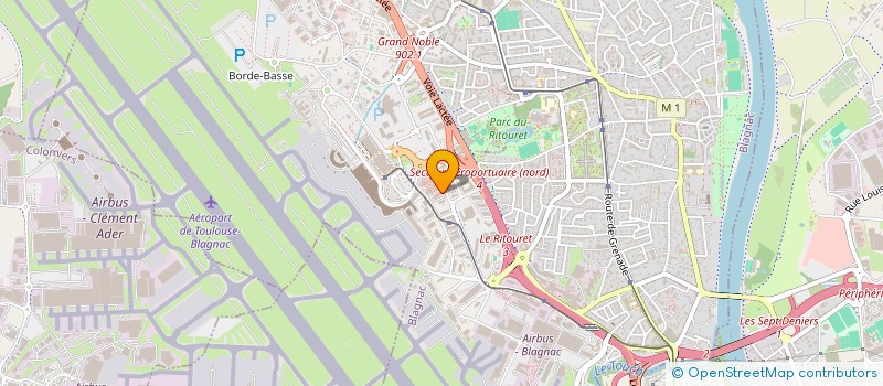 localisation de l'entreprise MECACHROME SAINT ANDRE à BLAGNAC