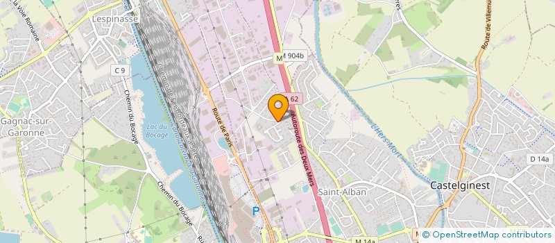 localisation de l'entreprise MECACHROME TOULOUSE à LAUNAGUET