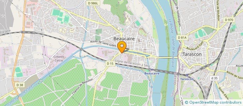 localisation de l'entreprise MECACONCEPT à BEAUCAIRE