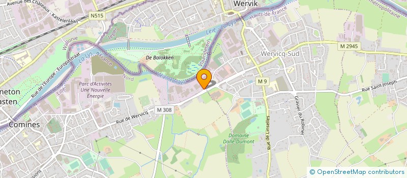localisation de l'entreprise MECACTIFS à COMINES