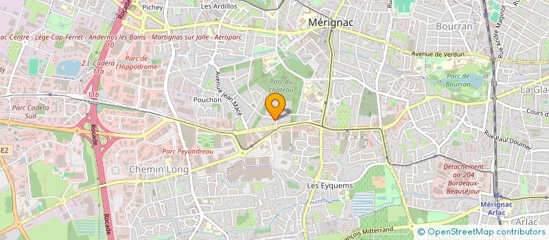 localisation de l'entreprise MECACYL AQUITAINE  MERIGNAC