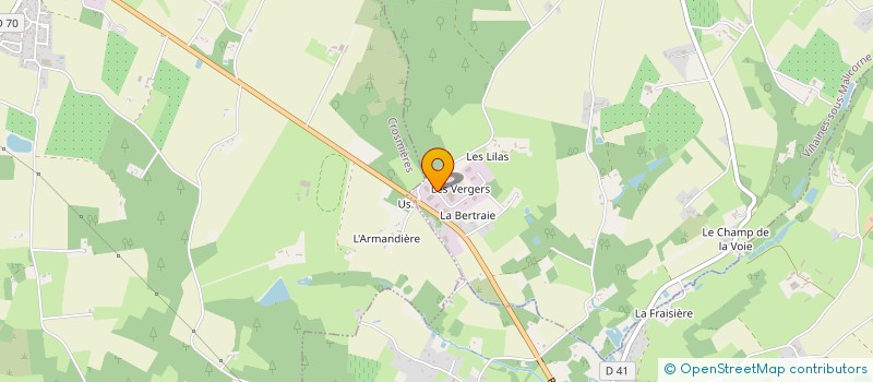 localisation de l'entreprise MECAD INDUSTRIE AUTOMATION à VILLAINES SOUS MALICORNE