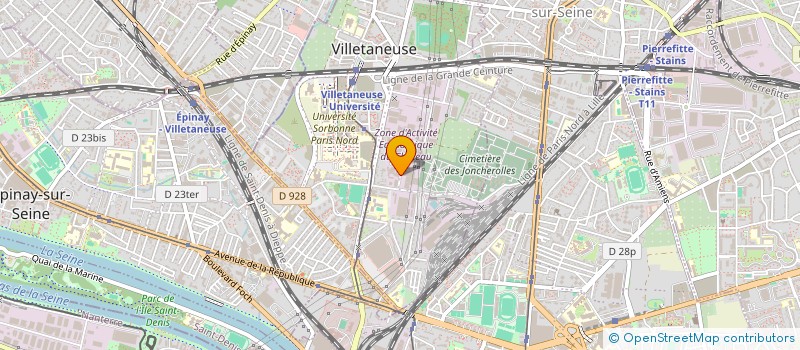 localisation de l'entreprise MECADAP  VILLETANEUSE