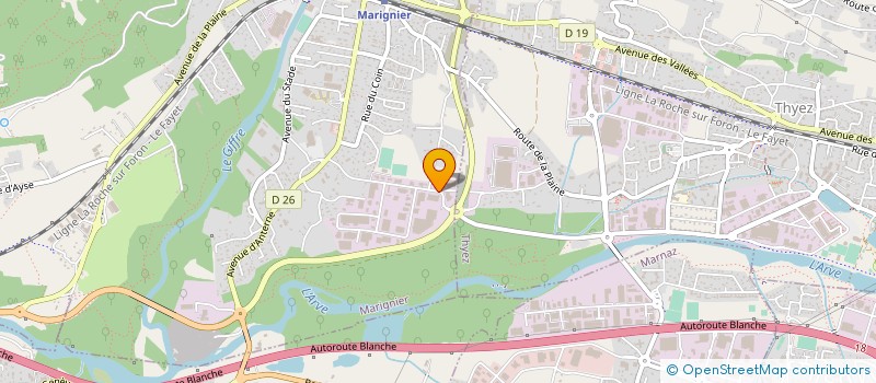 localisation de l'entreprise MECADAQ MARIGNIER à MARIGNIER