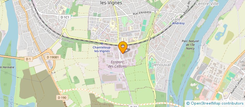 localisation de l'entreprise MECADAQ TEKNICUT à CHANTELOUP-LES-VIGNES