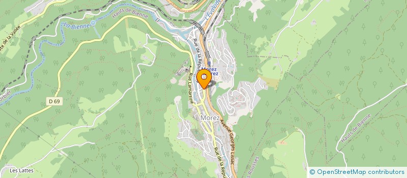 localisation de l'entreprise MECADEC  HAUTS DE BIENNE