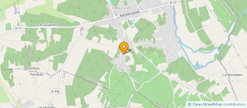 localisation de l'entreprise MECADEC à MEUSNES