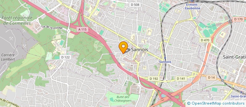 localisation de l'entreprise MECADEC-SANNOIS à SANNOIS