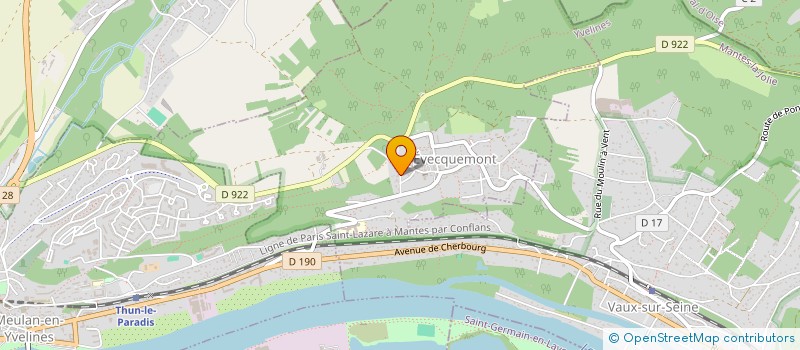 localisation de l'entreprise MECADIESEL78  EVECQUEMONT