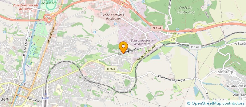 localisation de l'entreprise MECADOC à AUCH