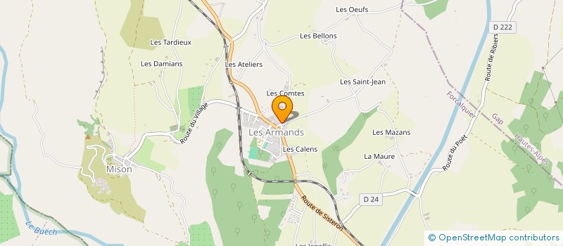 localisation de l'entreprise MECADOM 04 à MISON
