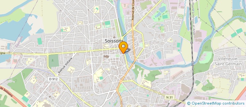 localisation de l'entreprise MECADOM à SOISSONS