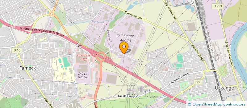 localisation de l'entreprise MECADUO  FLORANGE