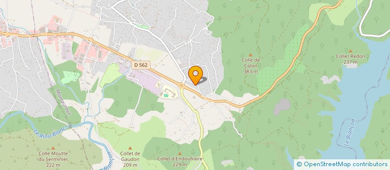 localisation de l'entreprise MECAFA à MONTAUROUX
