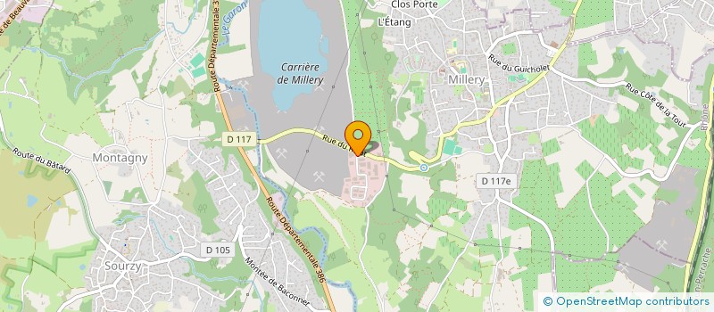 localisation de l'entreprise MECAFER  MILLERY