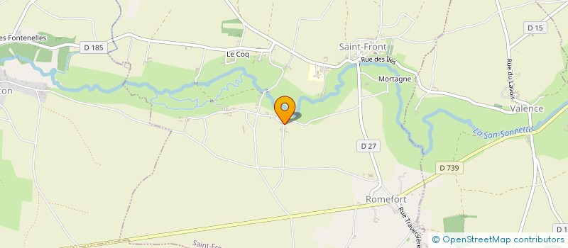 localisation de l'entreprise MECAFERA à AUNAC-SUR-CHARENTE