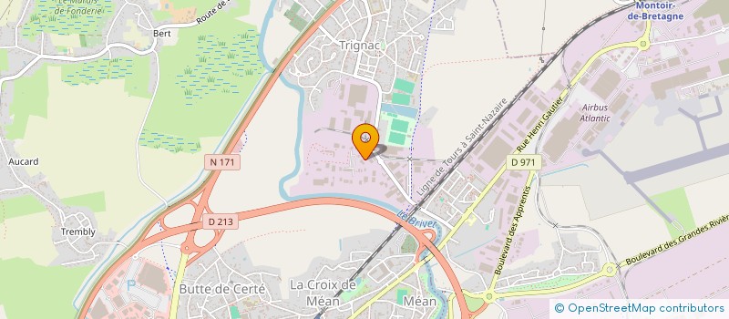 localisation de l'entreprise MECAFFUTAGE à TRIGNAC