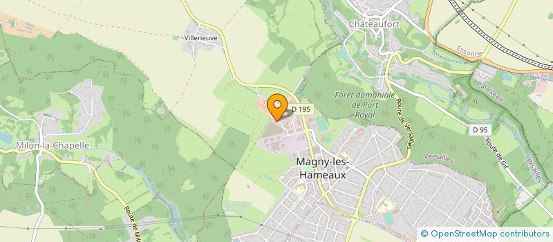 localisation de l'entreprise MECAFLASH à MAGNY-LES-HAMEAUX