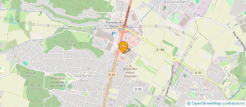 localisation de l'entreprise MECAFOR à BALLAINVILLIERS