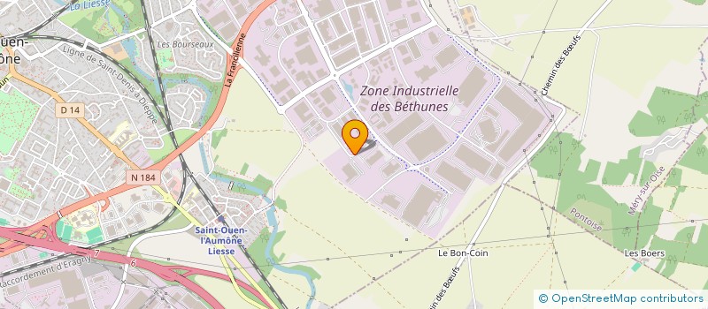localisation de l'entreprise MECAFORM à SAINT-OUEN-L'AUMONE