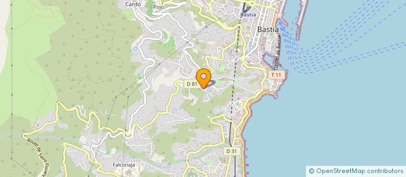 localisation de l'entreprise MECAFROID à BASTIA