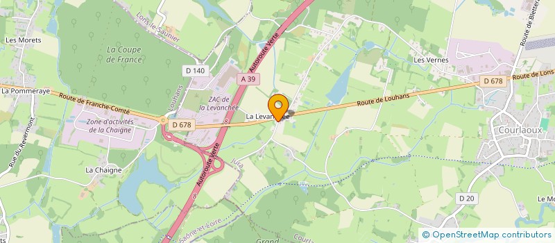 localisation de l'entreprise MECAFYX  COURLAOUX