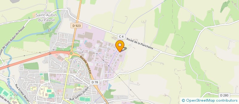localisation de l'entreprise MECAGEODE à SEGRE-EN-ANJOU BLEU