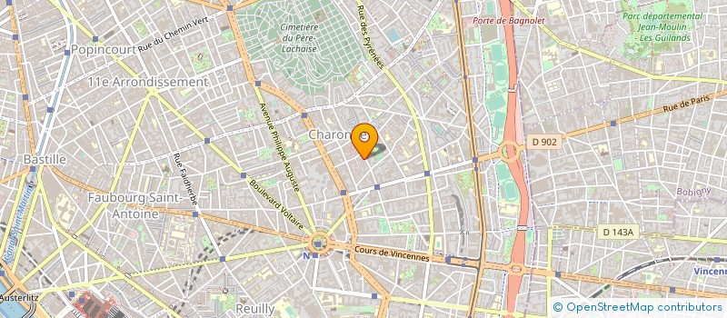 localisation de l'entreprise MECAGIM ETSM à PARIS
